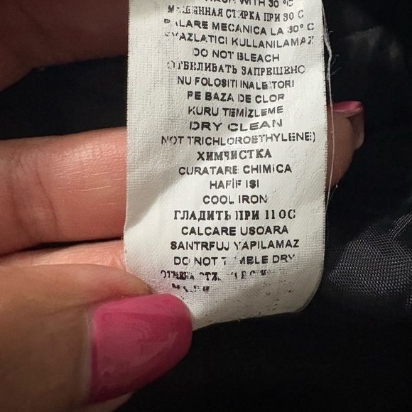 Polo Garage High/Low Maxi/Midi Black Sleeveless Dress with Pockets, V Neck Small - Picture 15 of 16